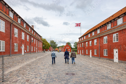 Canvas Print Kastellet is a castle in Copenhagen and one of the best preserved fortifications in Northern Europe