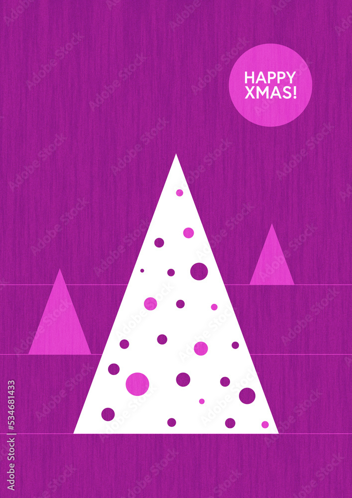 Weihnachtsmotiv in Pink Weihnachtsmotiv in Pink