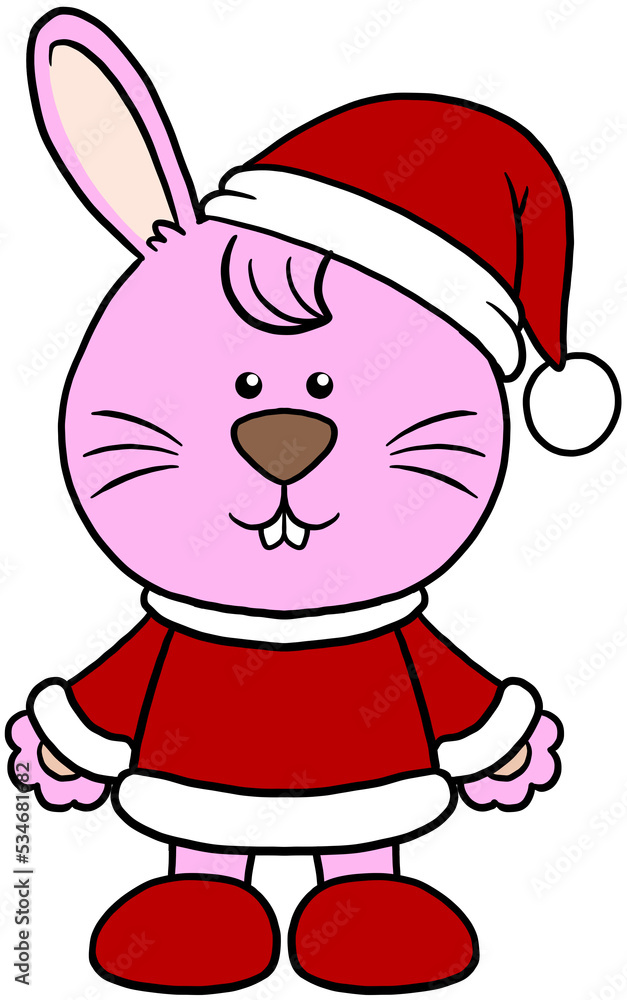 cute christmas cartoon animal character clipart colorful cute christmas cartoon animal character clipart colorful