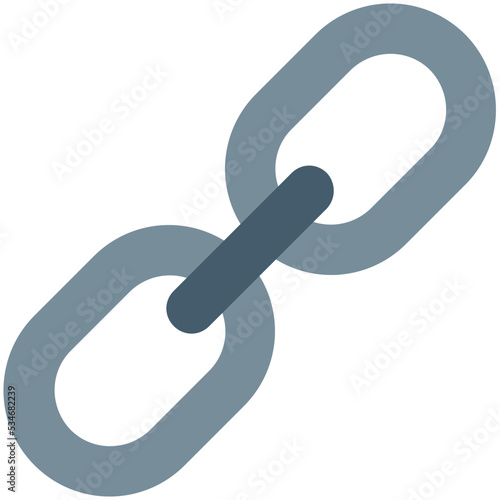 Link Colored Vector Icon