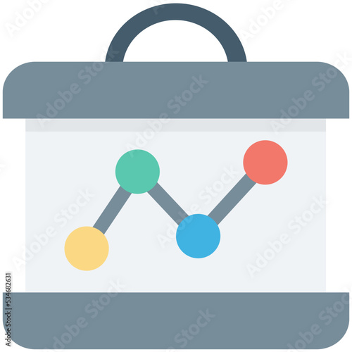 Flipchart Colored Vector Icon