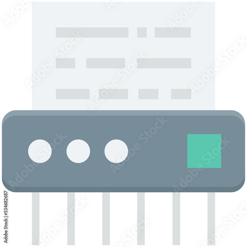 Typewriter Colored Vector Icon
