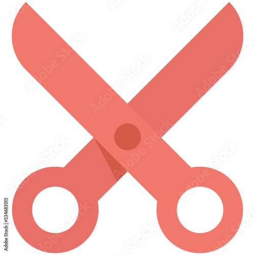 Scissor Colored Vector Icon