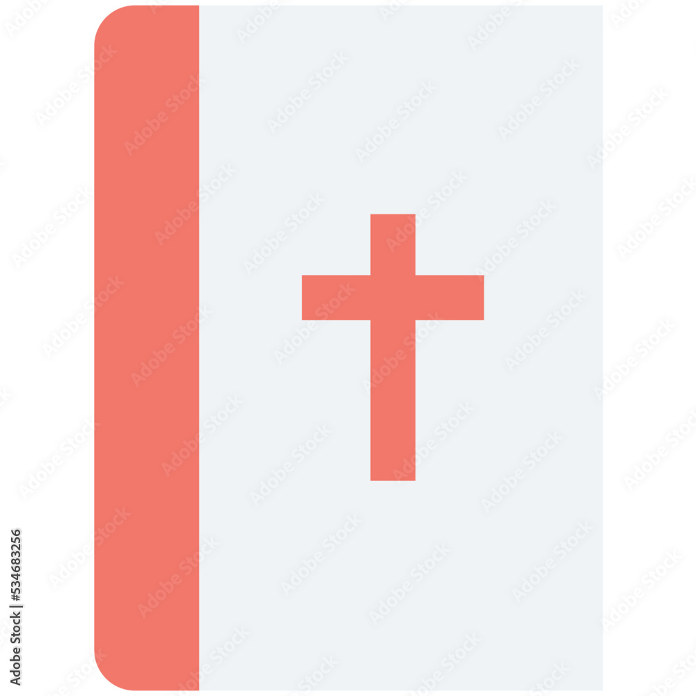 Fototapeta premium Bible Colored Vector Icon