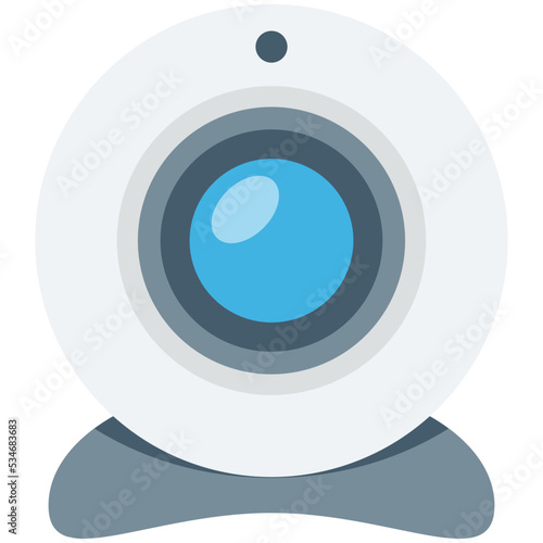 Webcam Colored Vector Icon