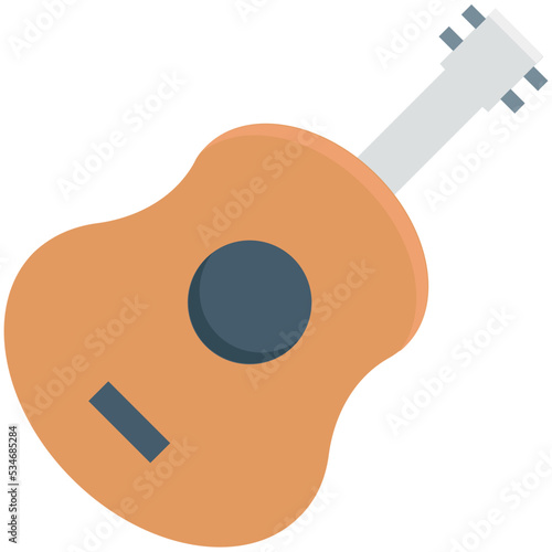 Guitar Colored Vector Icon