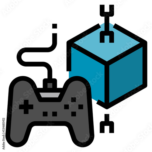 Game Filled Outline icon