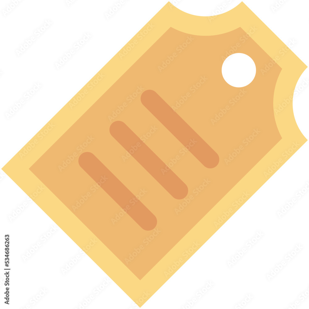 Tag Colored Vector Icon