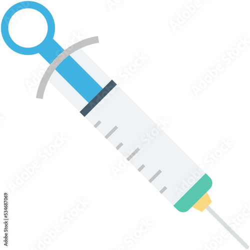 Injection Colored Vector Icon