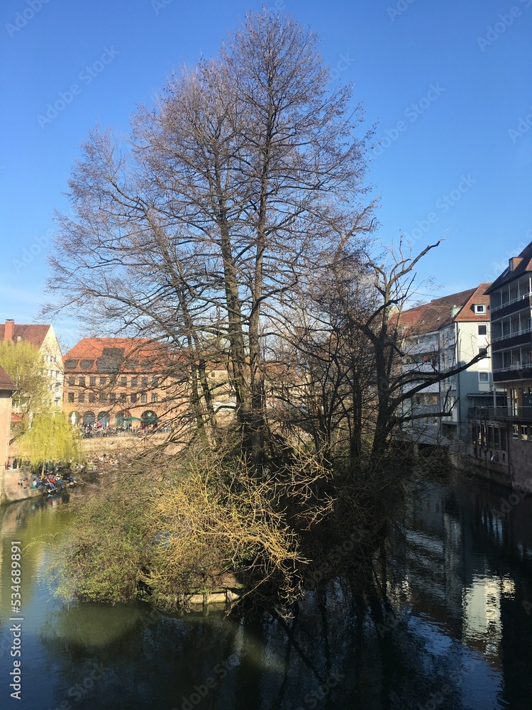 Fototapeta premium river in the city