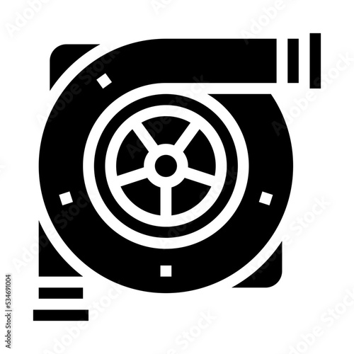 Turbo glyph icon