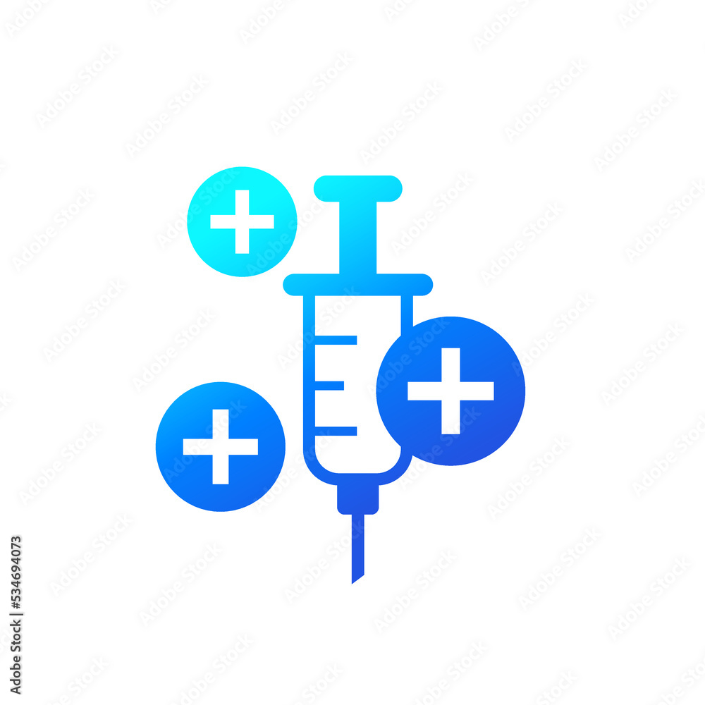vaccine booster shot icon, vector vaccine booster shot icon, vector