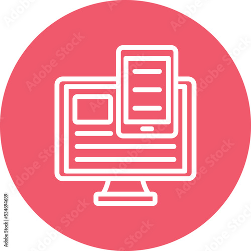 Responsive Vector Icon
