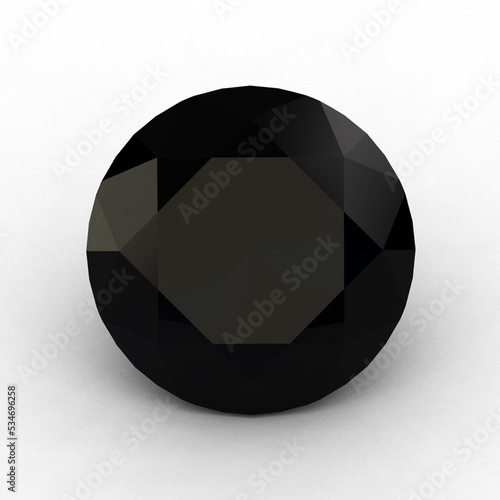 Round Black Diamond 