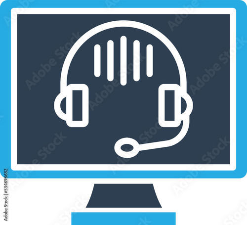 Call centre Vector Icon

