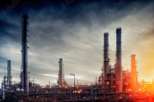 Industrie 4.0 - Schwerindustrie - Chemieindustrie - Raffinerie