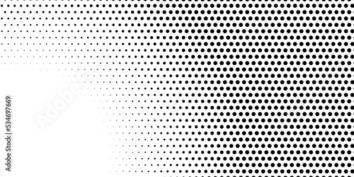 Halftone monochrome pattern with dots. Minimalism, vector. Background for posters, websites, business cards, postcards, interior design.