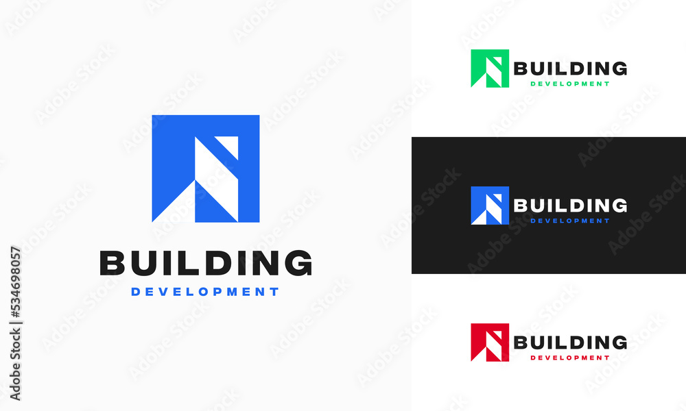Building development Logo designs vector illustration, Real Estate logo designs