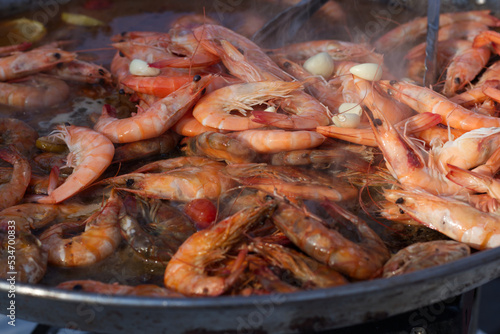 fried shrimp with garlic