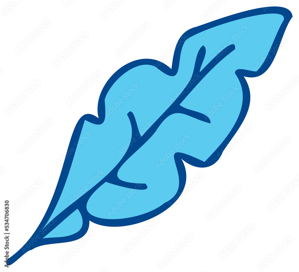 Naklejka premium Botanical design element, decorative plane. PNG with transparent background.