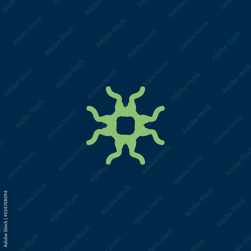 Obraz premium company logo with abstract shape