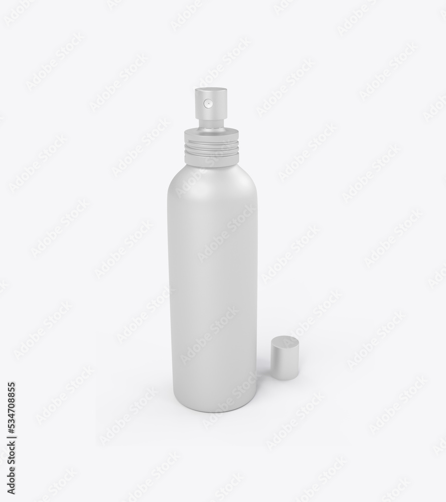 Spray Bottle Mockup. 3D render Spray Bottle Mockup. 3D render