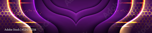 purple light rays gold dark background geometry shine shapes abstract layer element banner business corporate institution party seminar talks