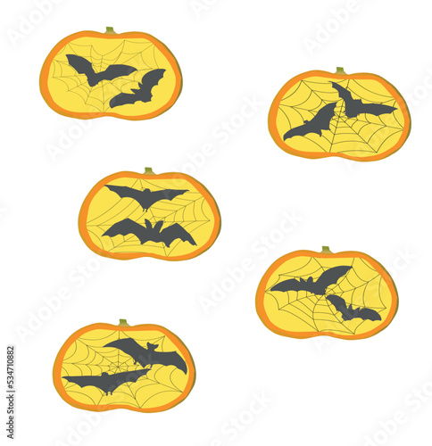 летучие мыши в тыкве