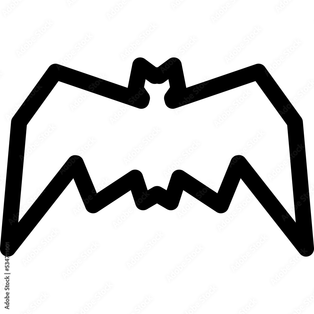 Bat. Horrific black bats swarm isolated on white vector Halloween ...