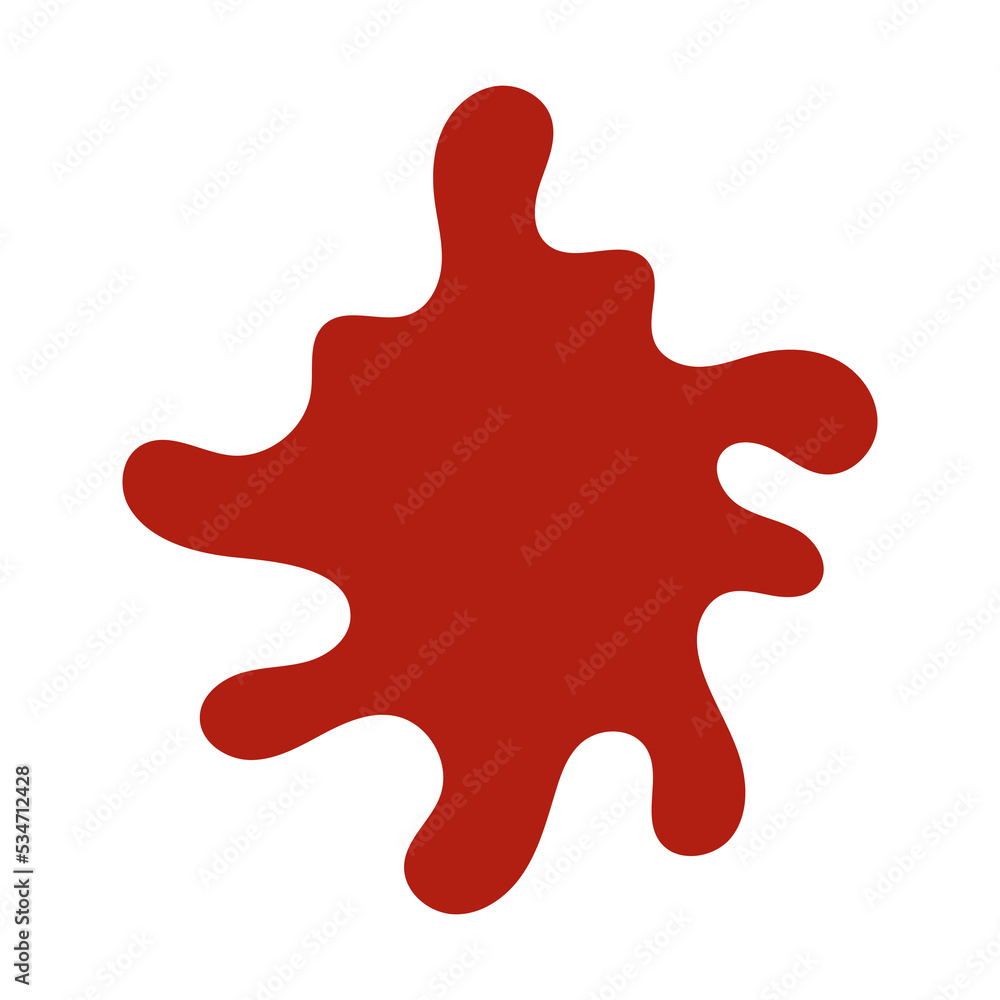 Vector paint splash. Red abstract blot. Burgundy cartoon paint splatter. Vector paint splash. Red abstract blot. Burgundy cartoon paint splatter.