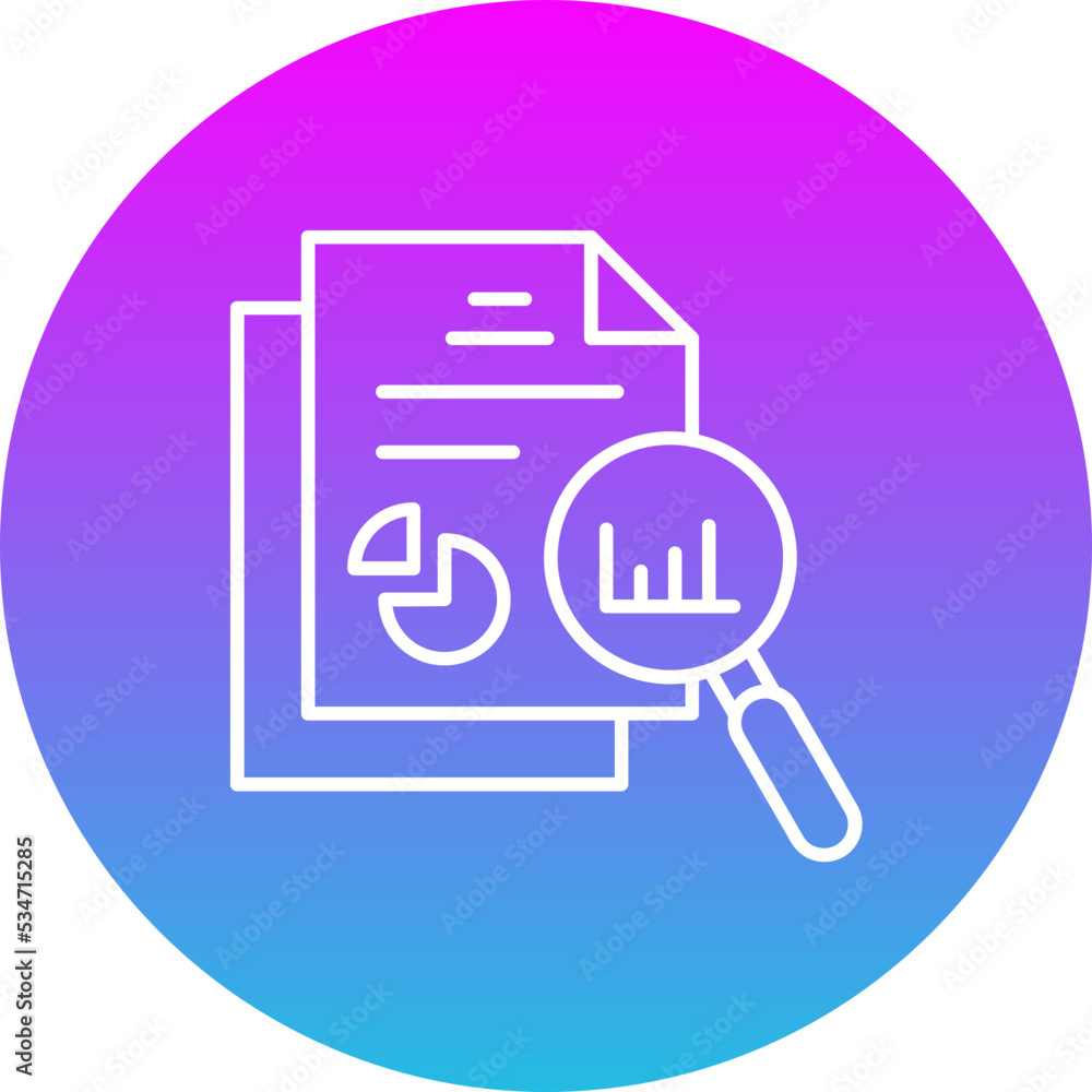 Statistics Gradient Circle Line Inverted Icon Statistics Gradient Circle Line Inverted Icon