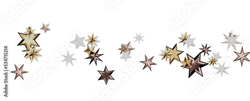 Banner with golden decorati...