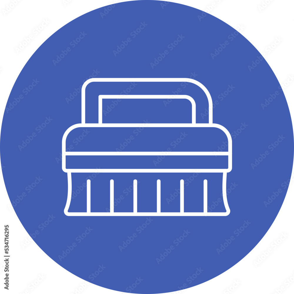 Cleaning Brush Multicolor Circle Line Inverted Icon Cleaning Brush Multicolor Circle Line Inverted Icon
