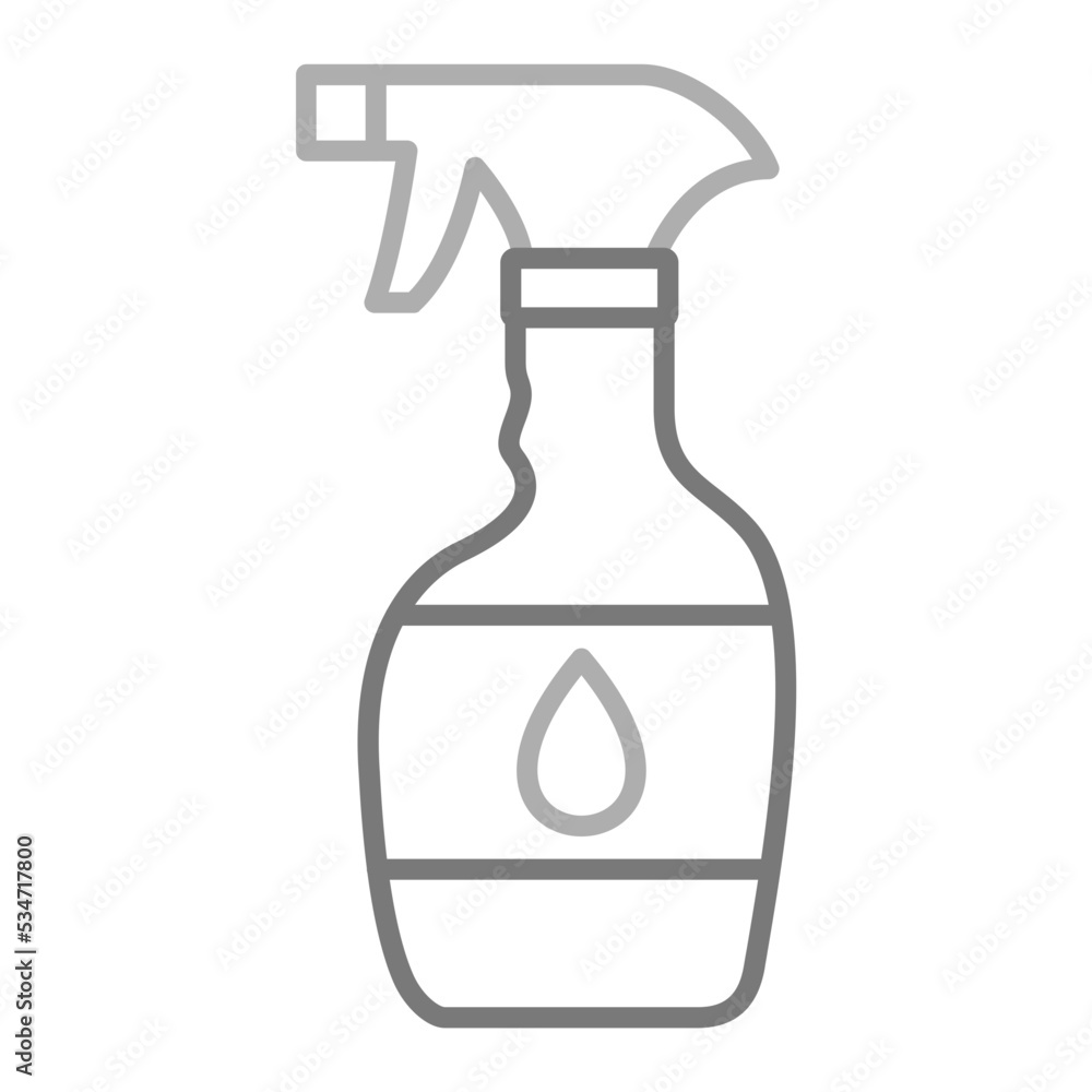 Cleaning Spray Greyscale Line Icon Cleaning Spray Greyscale Line Icon
