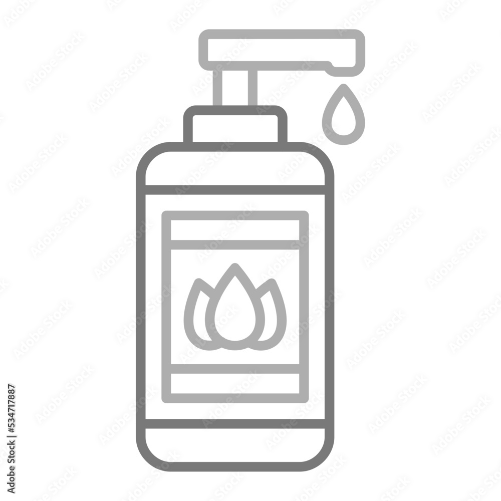 Lotion Greyscale Line Icon Lotion Greyscale Line Icon