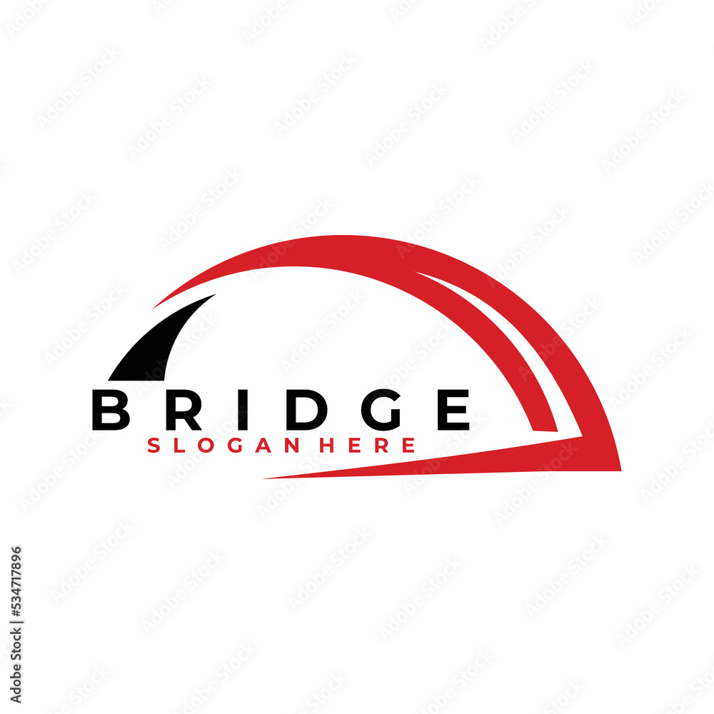 Bridge logo icon vector isolated Bridge logo icon vector isolated