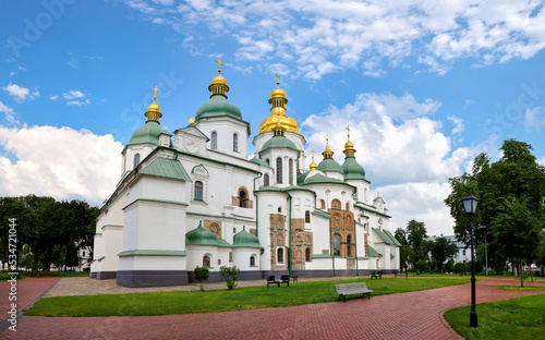 Saint Sophia Cathedral in Kyiv: east facade © maxsyd
