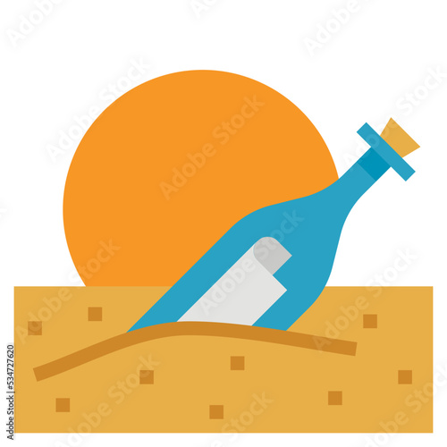 message flat icon