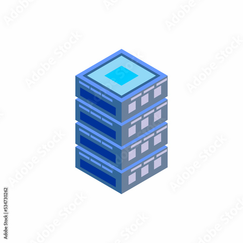 3d render of blocks