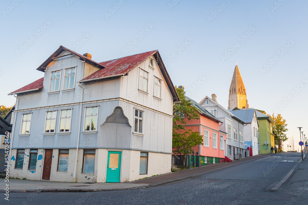 Cityscape of Reykjavik (Iceland)