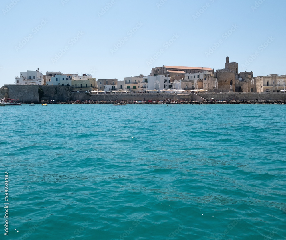 Italy, Apulia, Lecce Province, Otranto, Old town on sea coast Italy, Apulia, Lecce Province, Otranto, Old town on sea coast