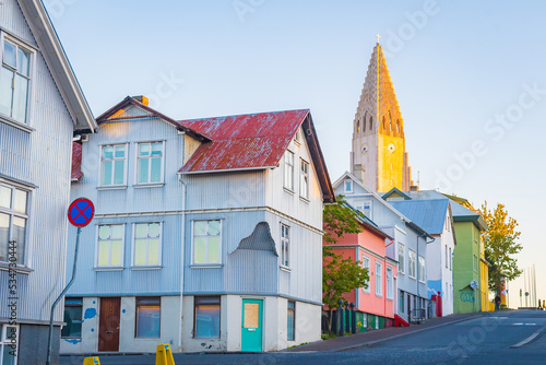 Cityscape of Reykjavik (Iceland)