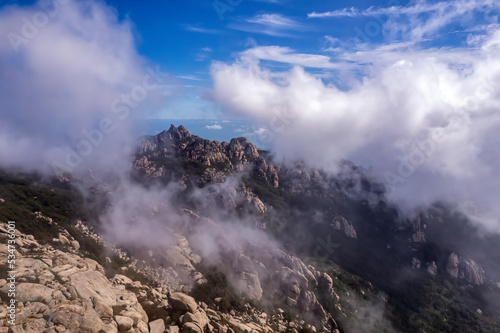 The beautiful natural scenery of Laoshan Mountain in Qingdao