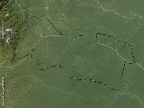 Orellana, Ecuador. Low-res satellite. No legend