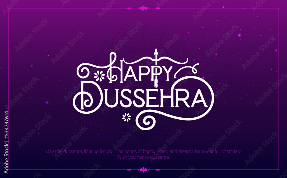 Happy Dussehra greeting and wishes Text, Typography design -vector illustration Happy Dussehra greeting and wishes Text, Typography design -vector illustration