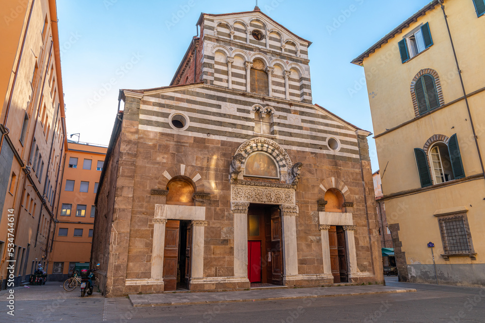 Eglise de San Giusto, à Lucques, Italie