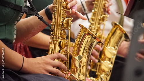 Photography Goldenes Saxophon des Musikvereins