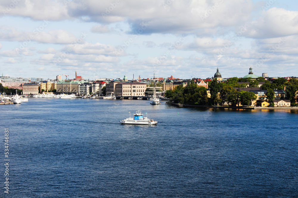 Ferry crossing in Stockholm