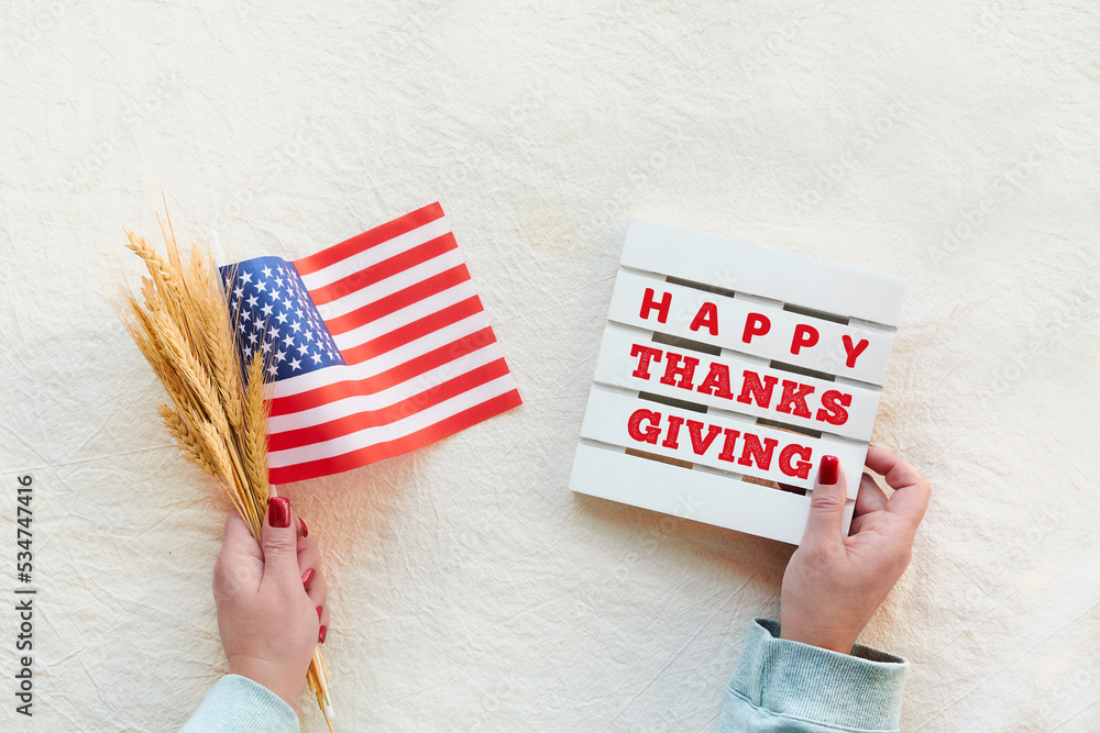 Fotografie Happy Canada Thanksgiving Day