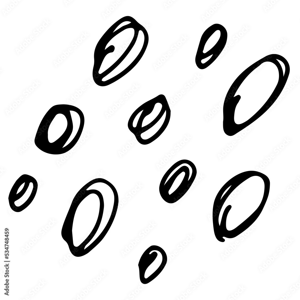 Abstract doodle pattern with hand draw elements Abstract doodle pattern with hand draw elements